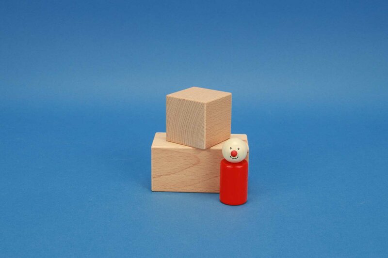 cubes en bois 5 x 5 cm
