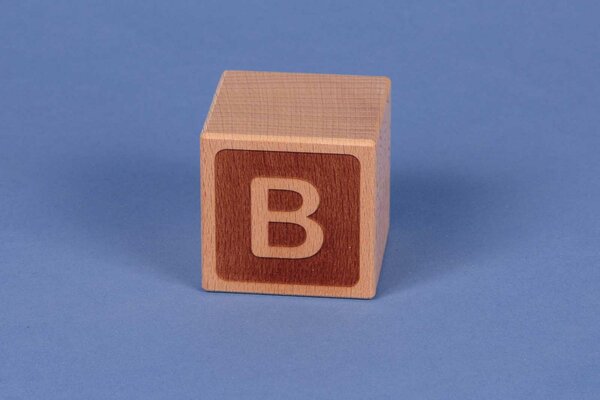 Cubes en lettres B négatif