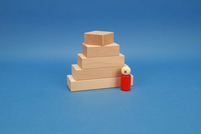 cubes en bois fröbel 6 x 3 cm
