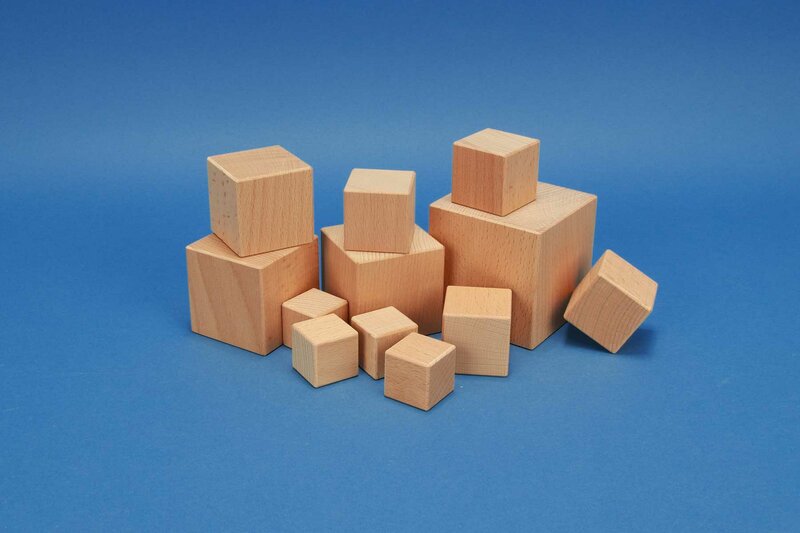 Cubes en bois