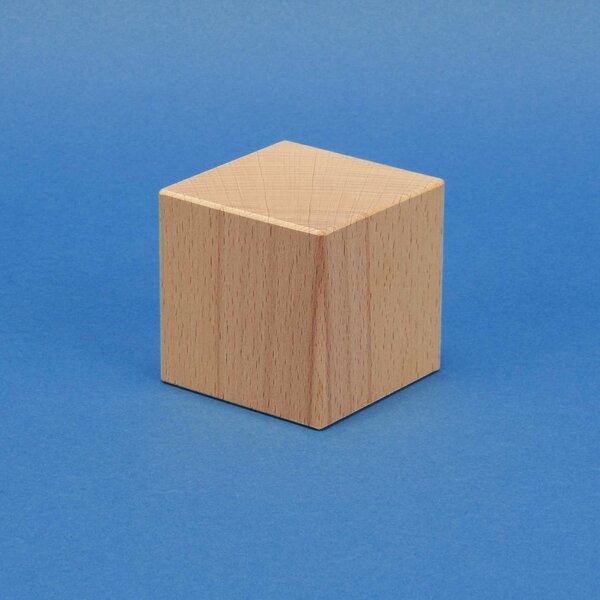 Solides géométriques cubes 3 cm