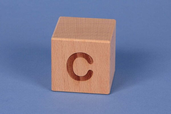 Cubes en lettres C positive