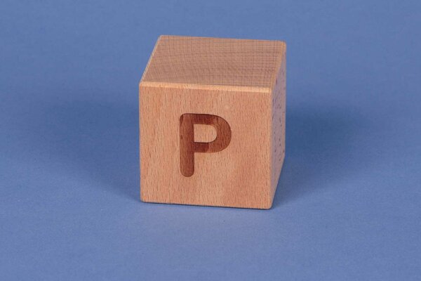 Cubes en lettres P positive