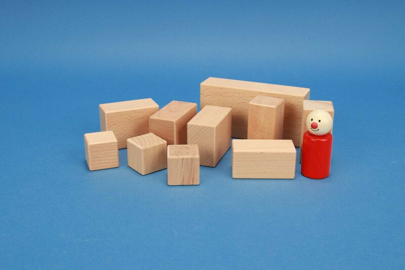 Wood stamps rectangular