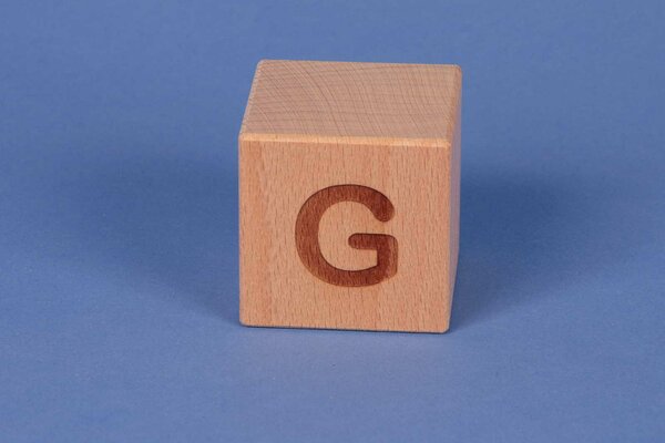 Cubes en lettres G positive